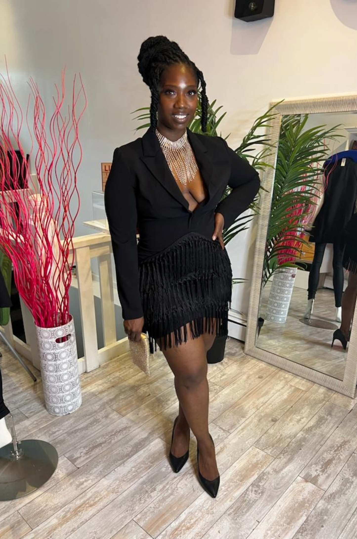 Business Ready Fringe Dress