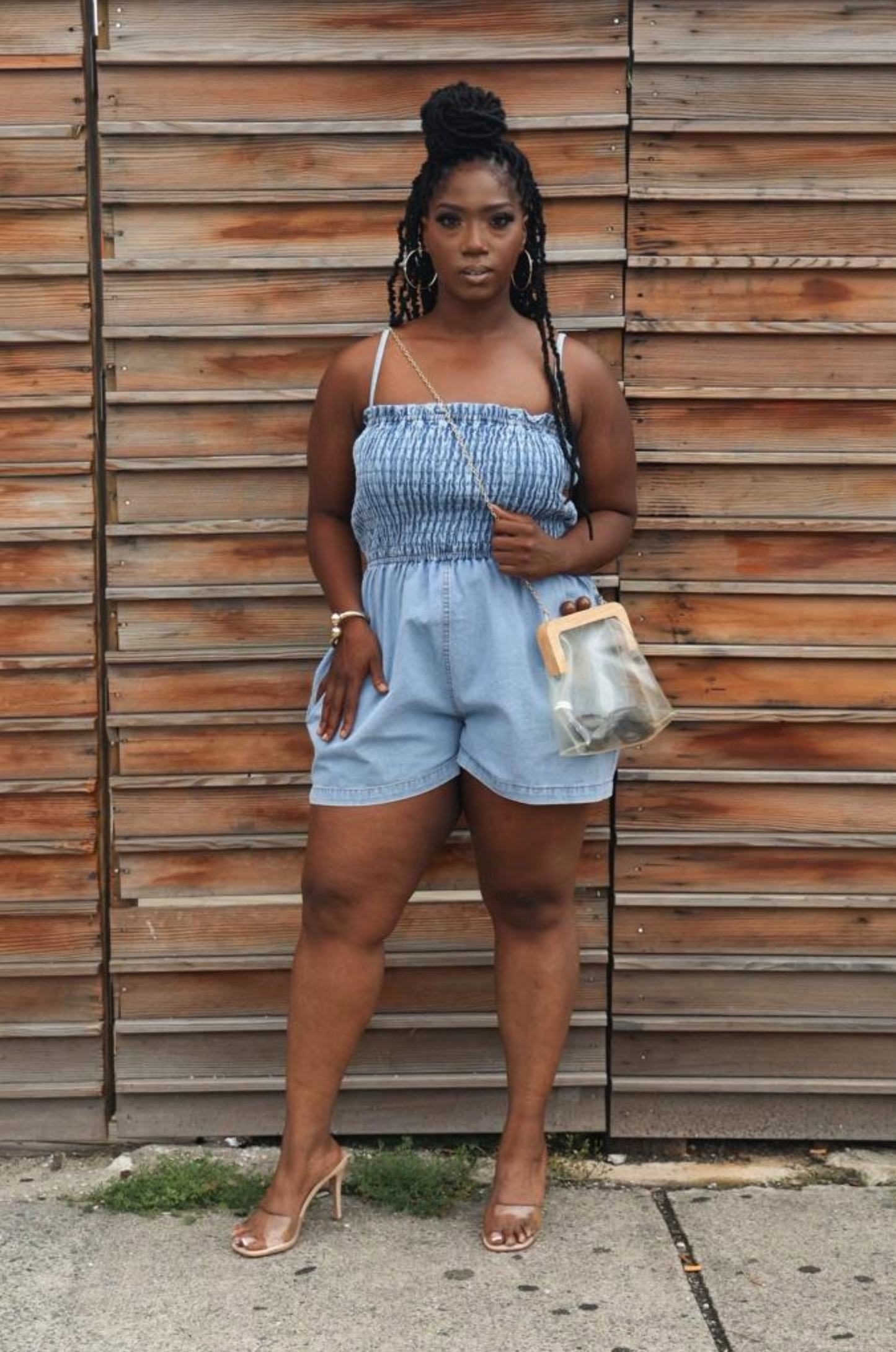 That Denim romper