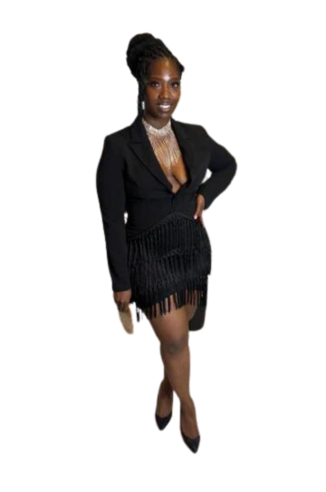 Business Ready Fringe Dress
