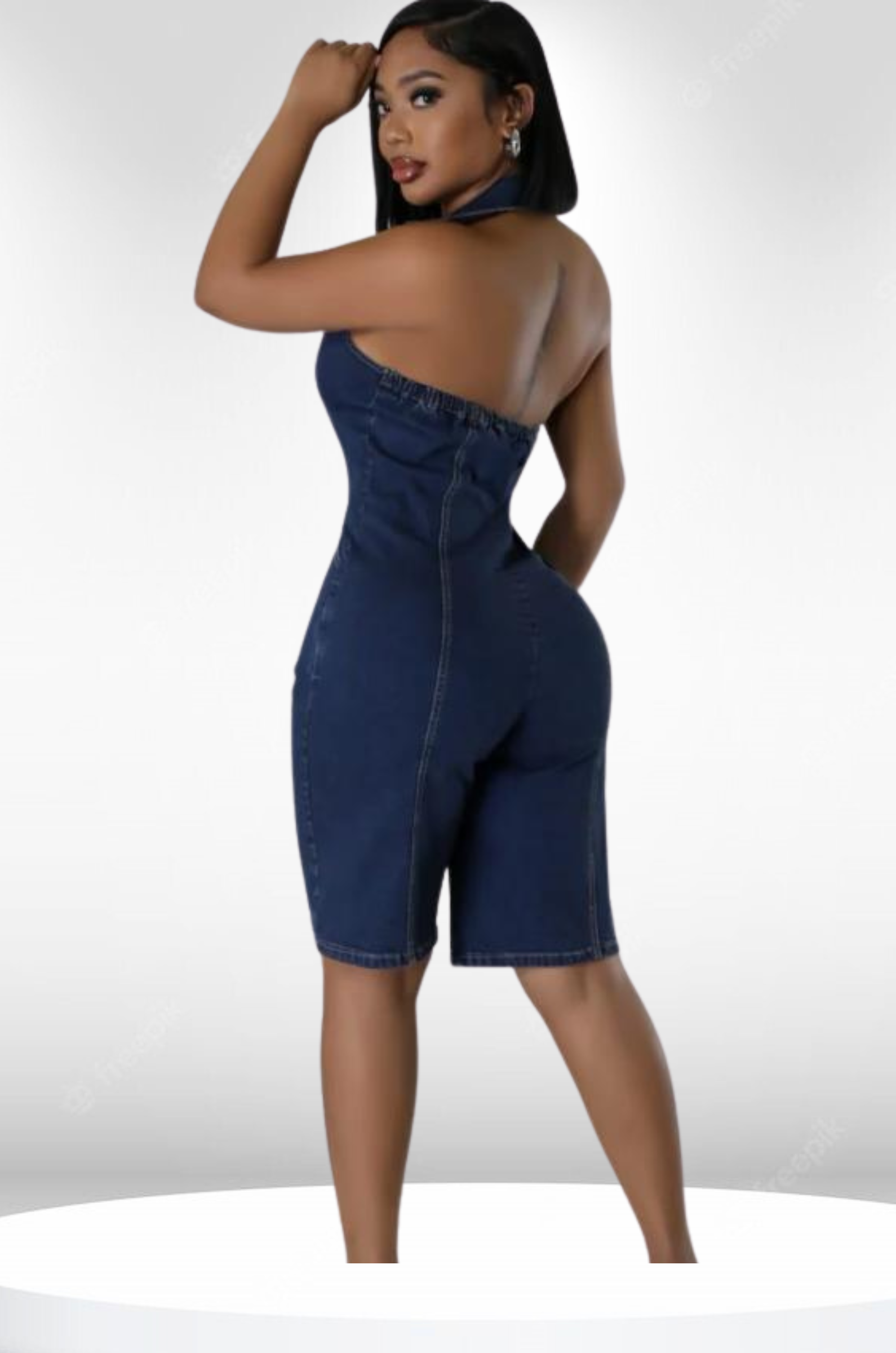 It'S Your World Denim Romper